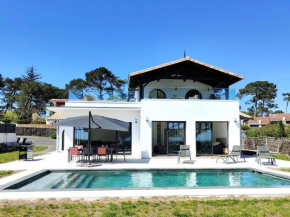 Villa 12 pers avec piscine chauffée et vue exceptionnelle, première ligne Bassin d'Arcachon - FR-1-736-32